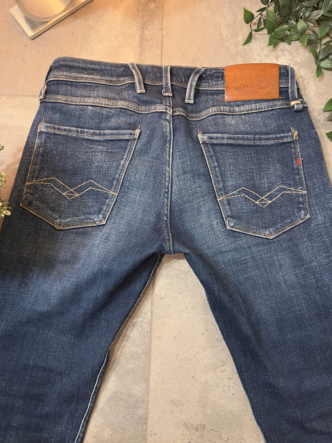 Blå Replay jeans - 3