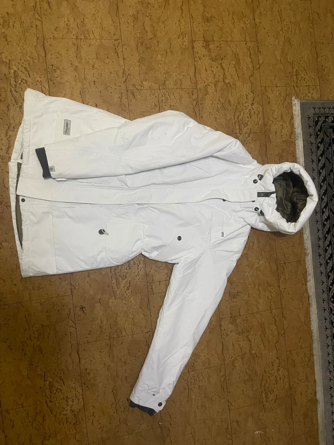 Vit vinterjacka från Didriksons