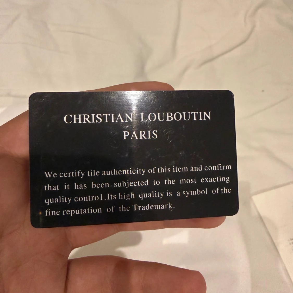 Mörkblå Christian Louboutin sneakers - 2