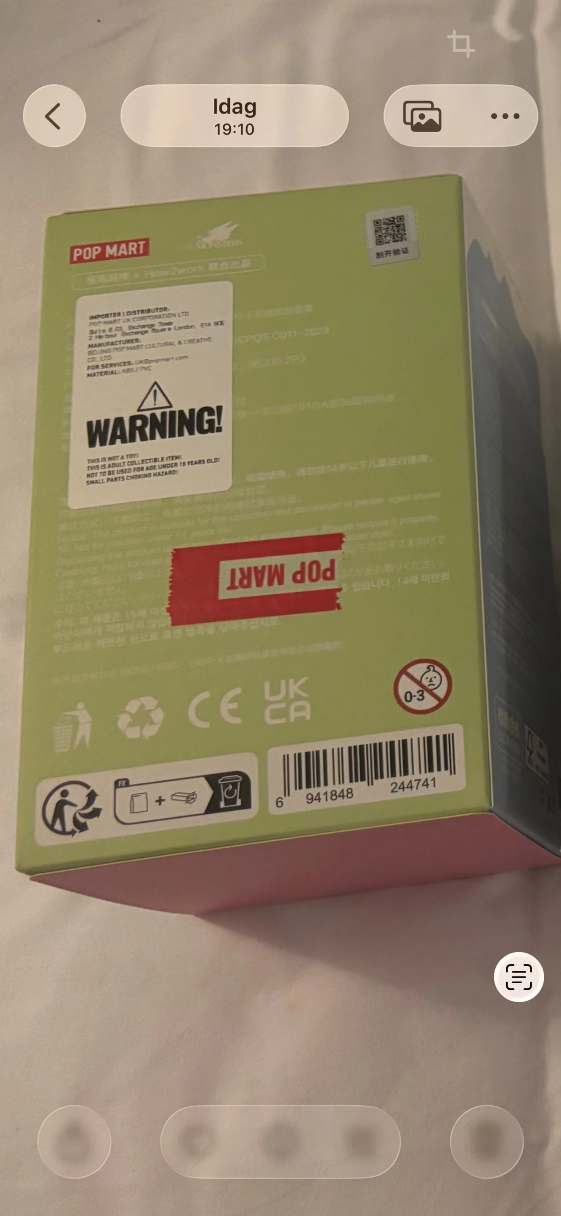 Pop Mart Exciting Macaron nyckelring - 1