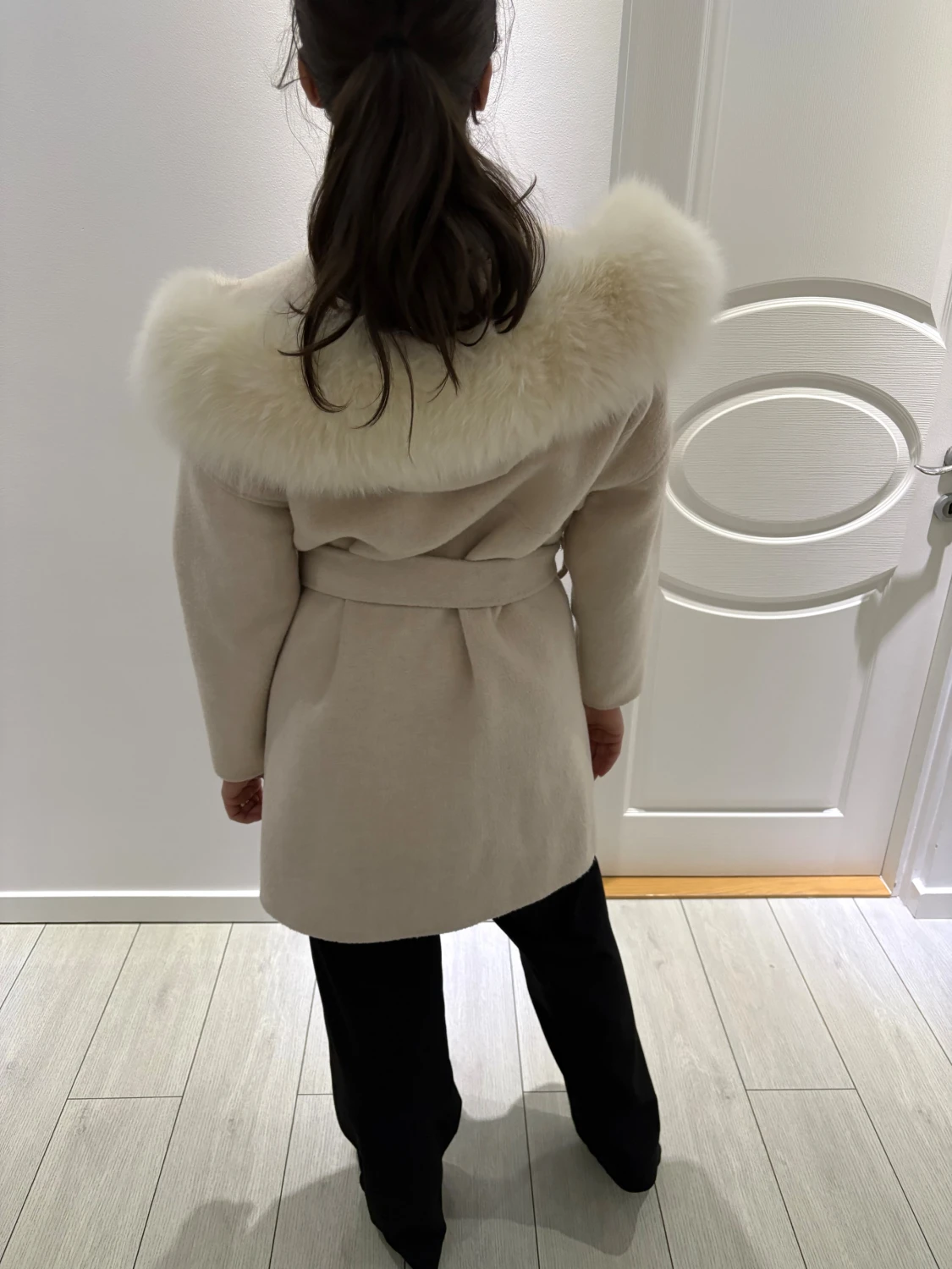 Beige kappa FUR STOCKHOLM - 2