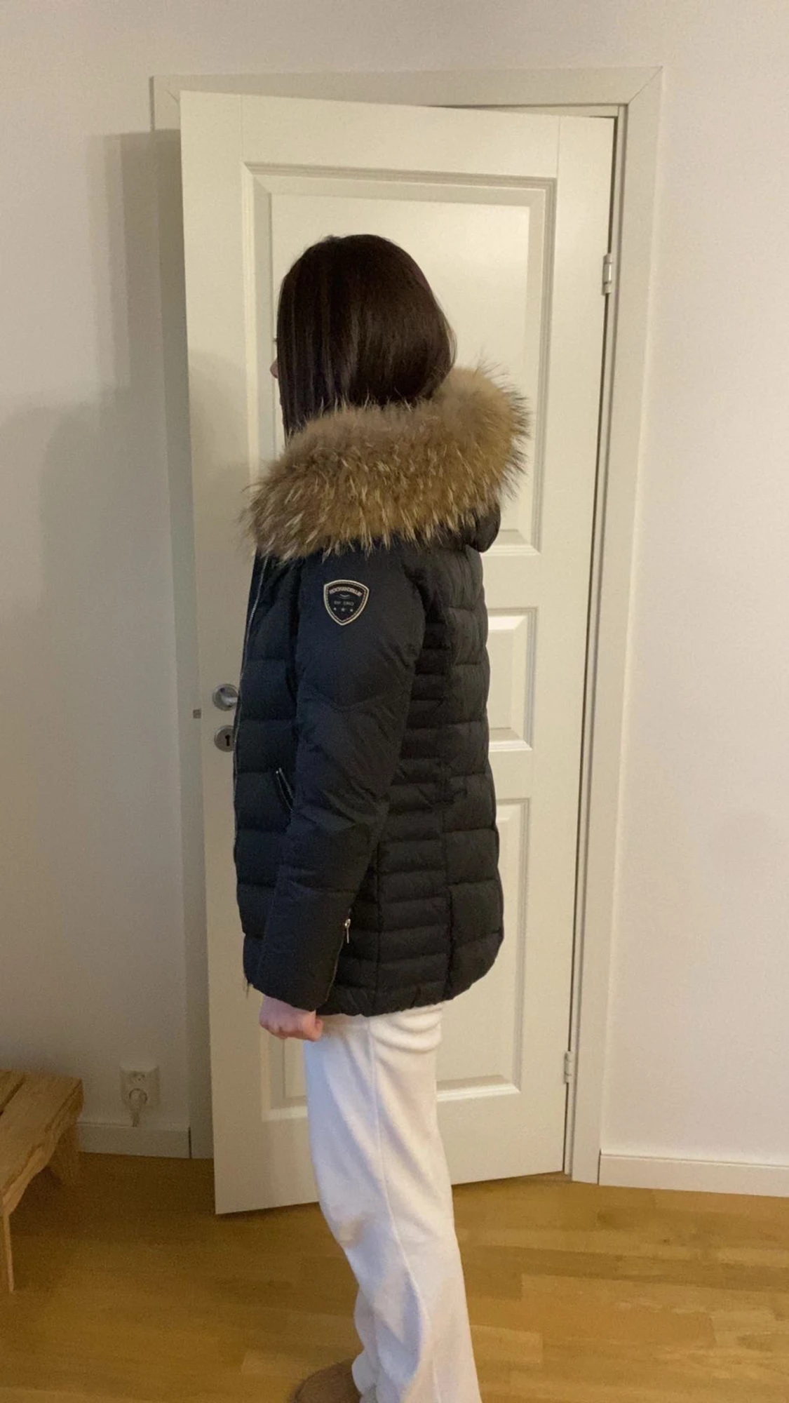 Rockandblue dunjacka med äkta pälskrage - 1