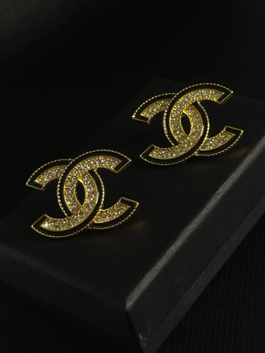 Örhängen med strass - 1