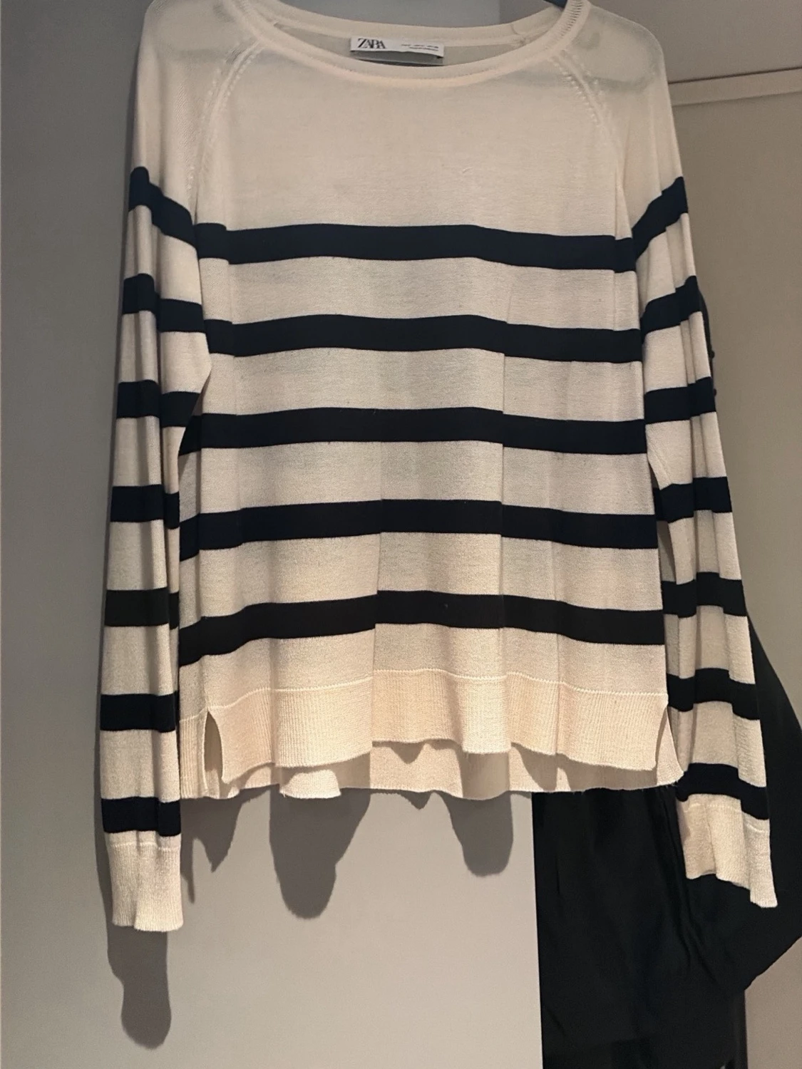 Randig långärmad tröja från Zara