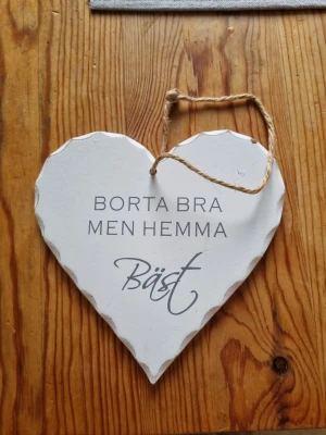 Hjärt hängare  - Hjärthängare med text