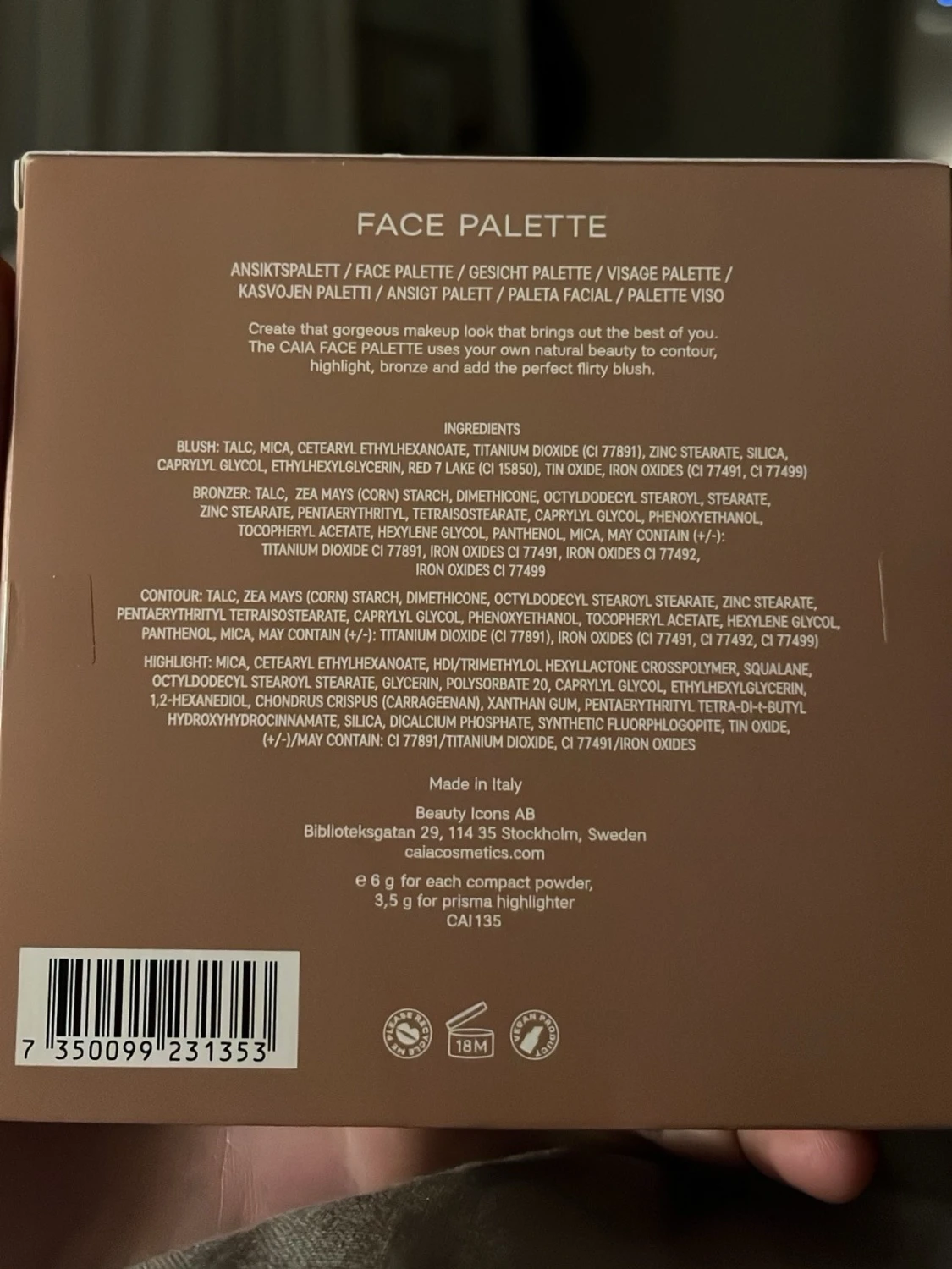 CAIA Face Palette Classy - 1