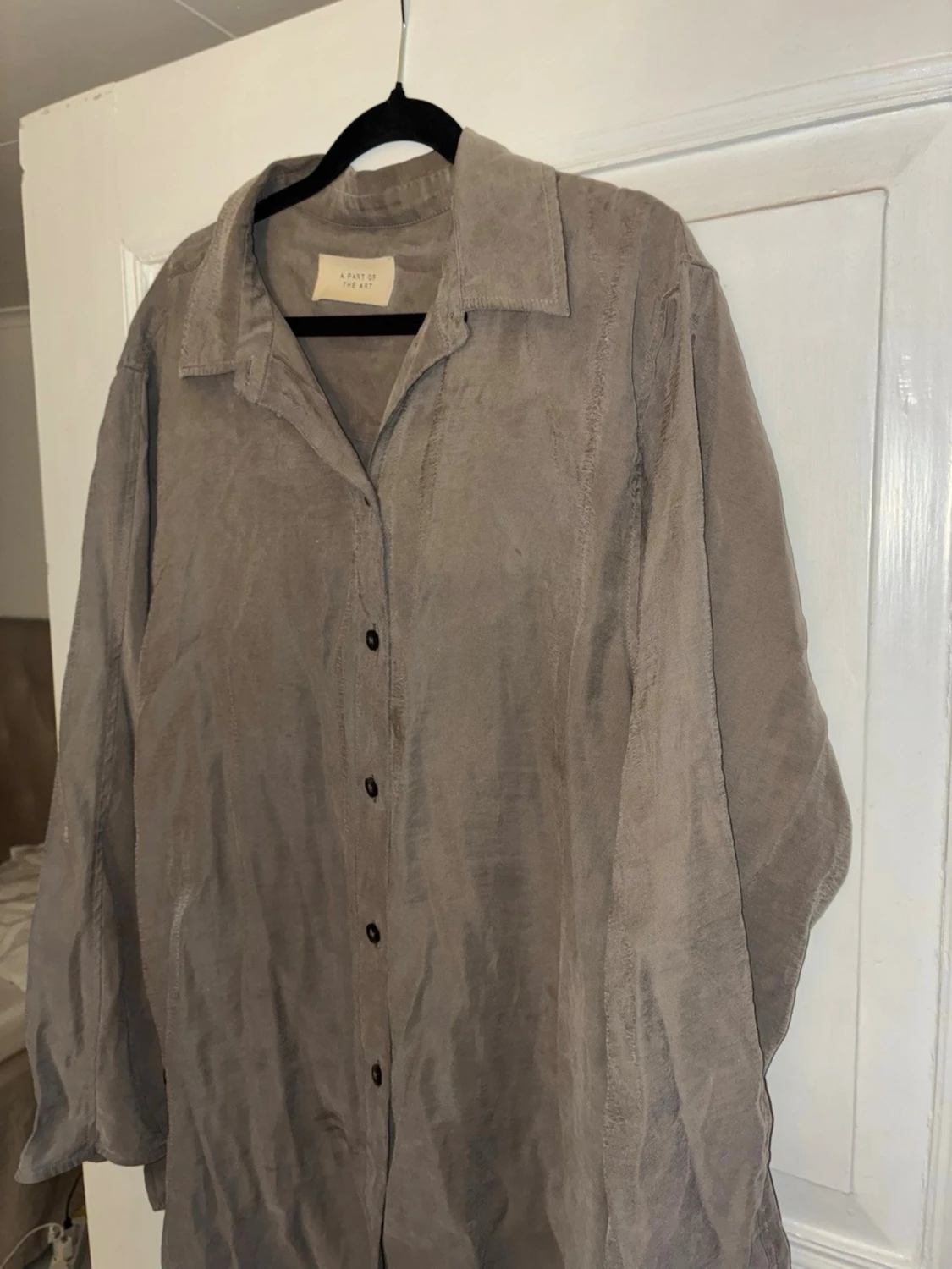 Beige/grön overshirt från A Part of the Art