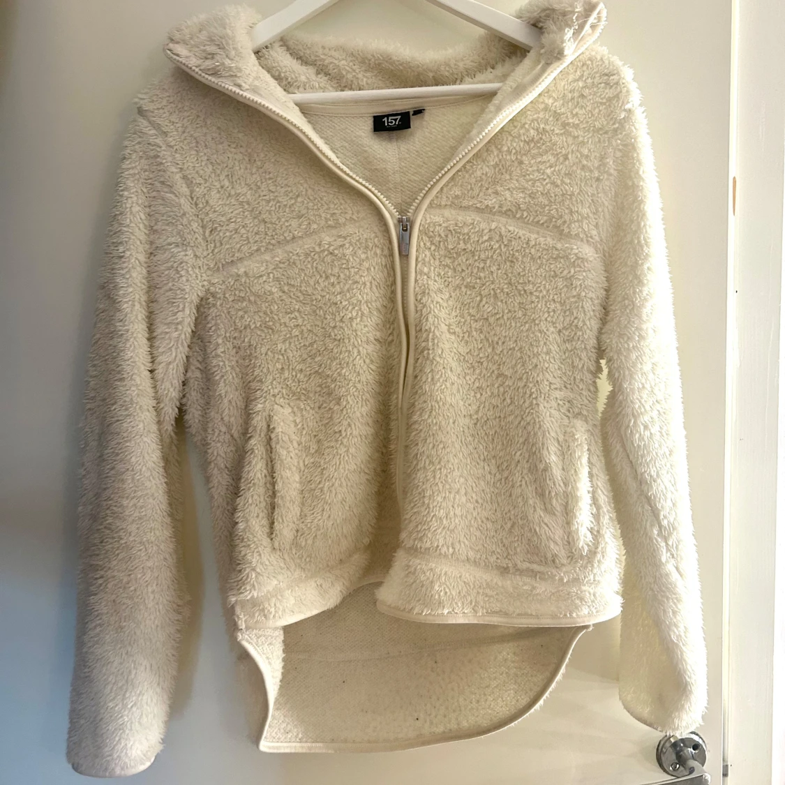 Vit teddy fleece från Lager 157 