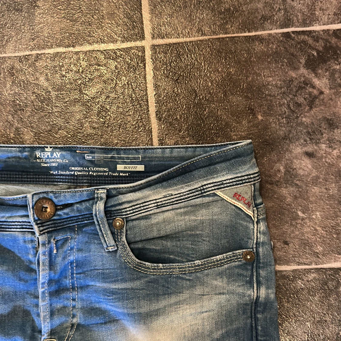 Replay ljusblå jeans - 2