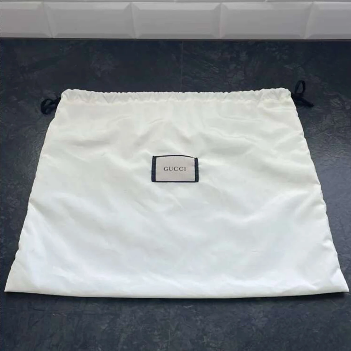 Fet svart GG armväska - 3