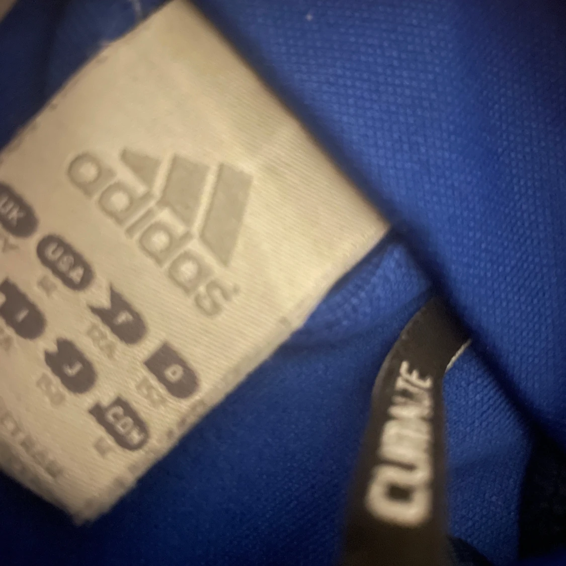 Blå Adidas half zip träningströja - 4