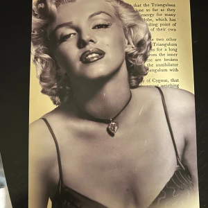 Plåt affisch marly Monroe  - Jätte fin , ett litet skrap märke på den som man ser på bilden 