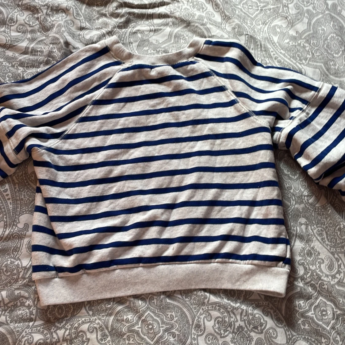 Randig sweatshirt i bomull - 3