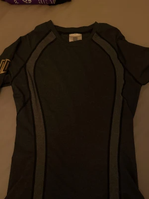 Svart träningstopp från Maya Delorez - . En tunn tränings långärmad ridtröja i grå, knappt använd. Materialet är gjort i fyrvägstretch som andas och håller dig torr.  nypris: 499kr 