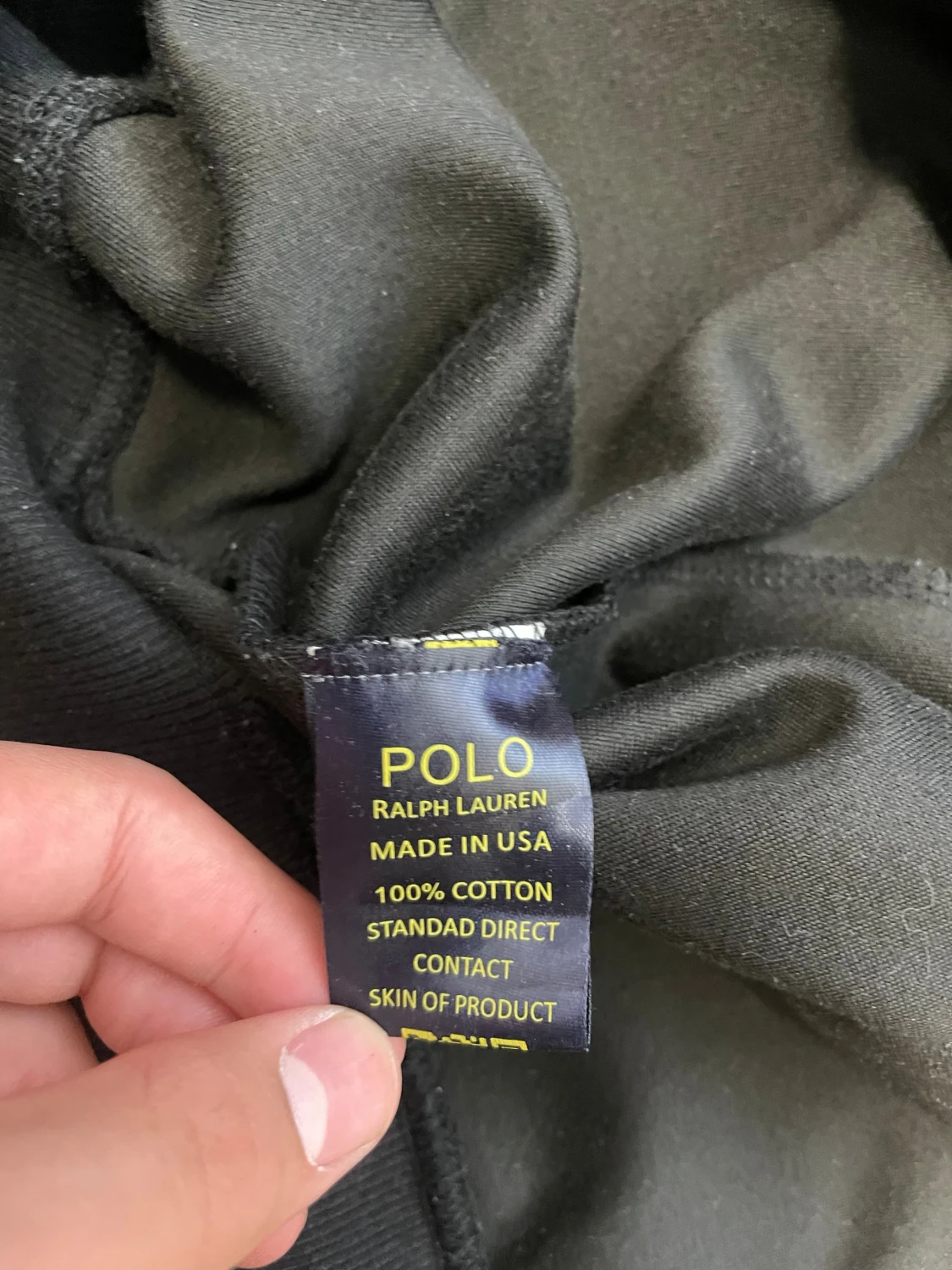 Svart zip-Hoodie - 5