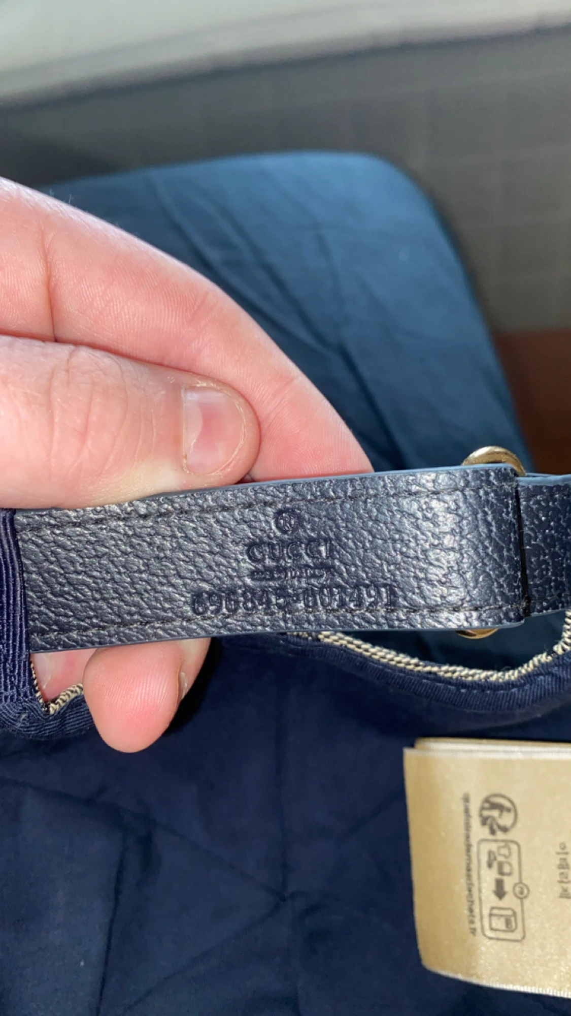 Gucci beige keps med GG-mönster - 4