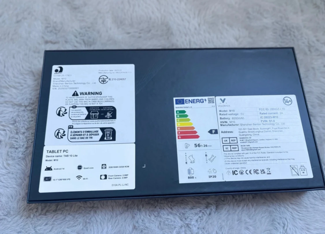 TAB 10 Lite (Model M10) - 3