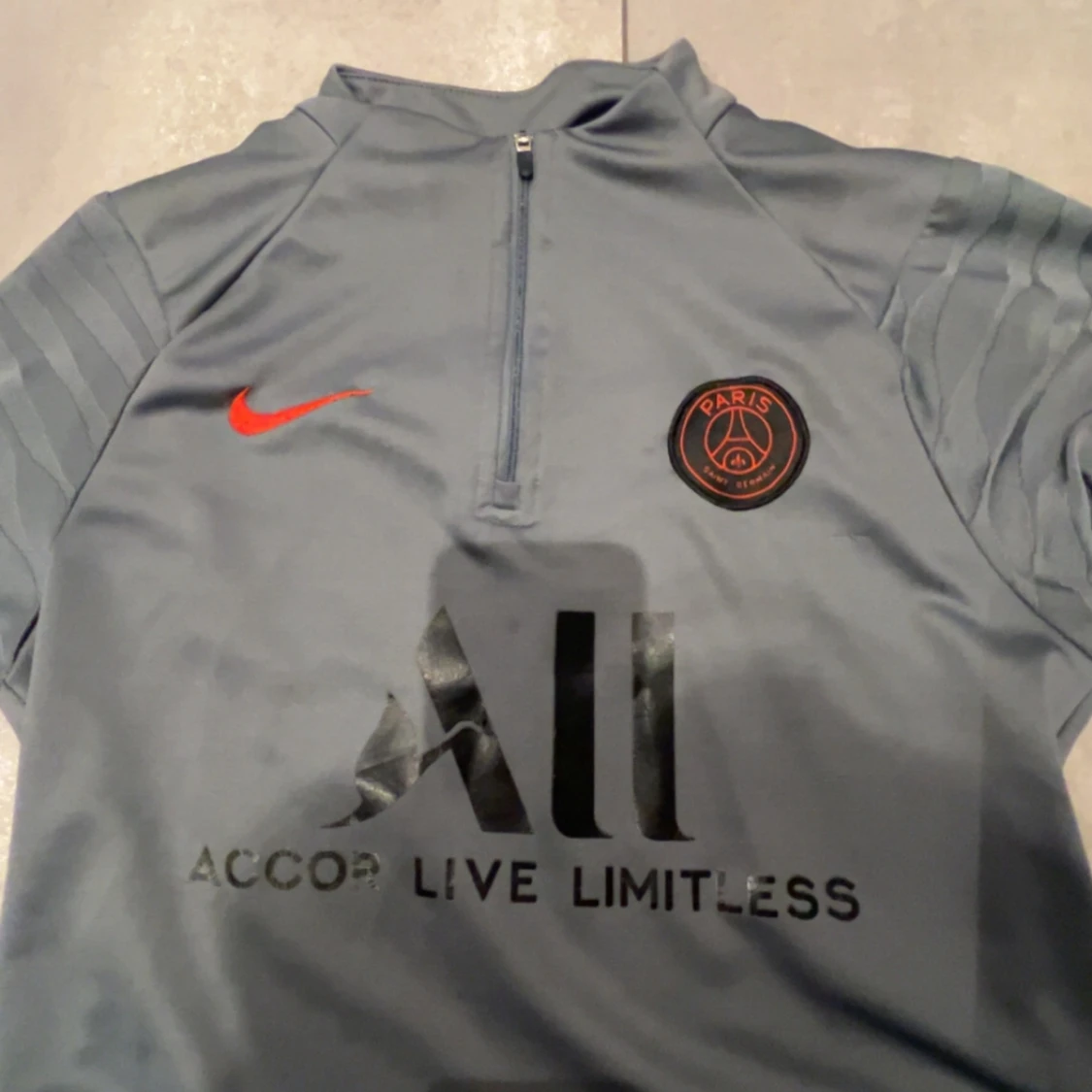 PSG grå långärmad fotbollströja Nike - 1