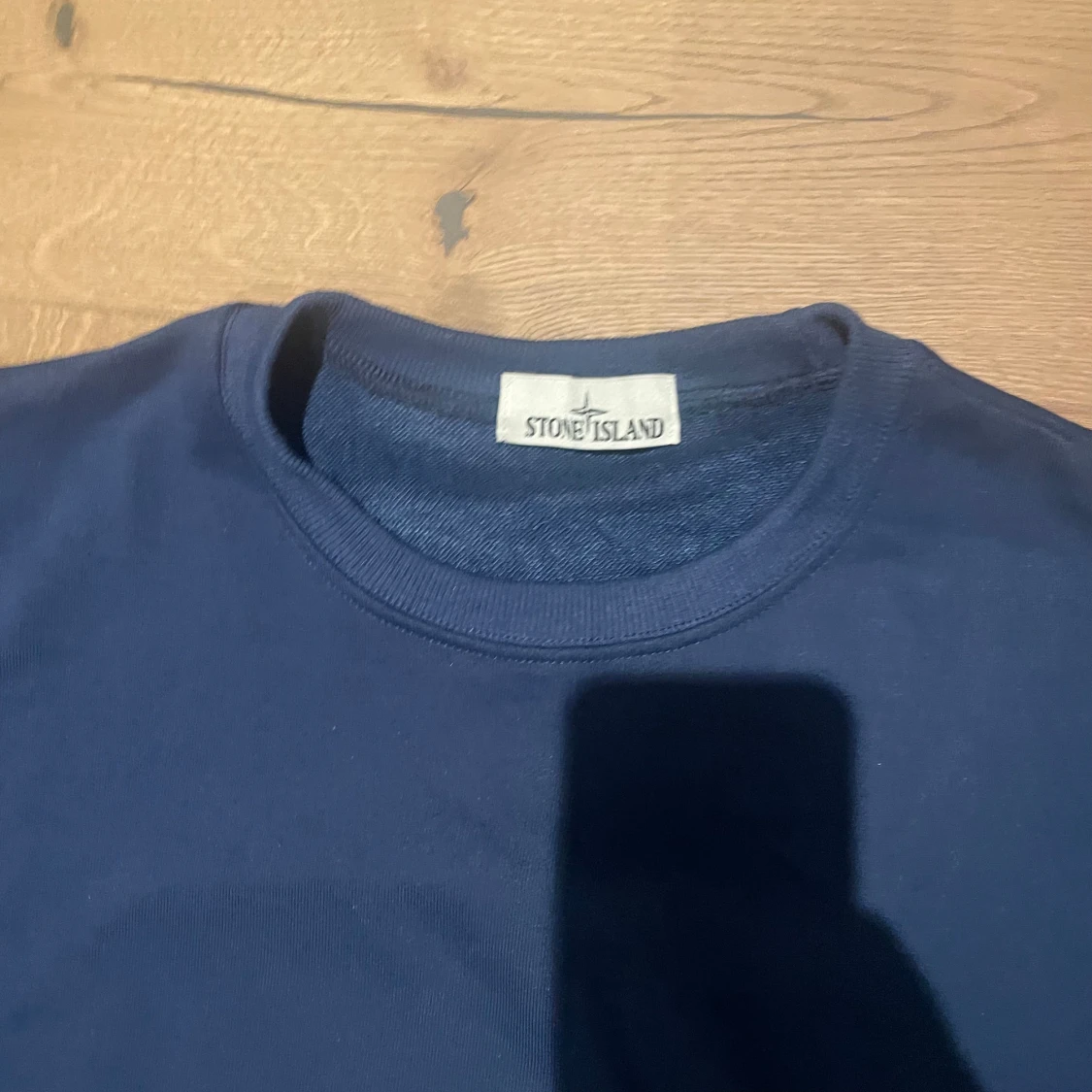 Blå Stone Island sweatshirt - 2