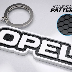 Opel nyckelring  - Denna design är våran bästsäljare och levereras självklart med själva ringen