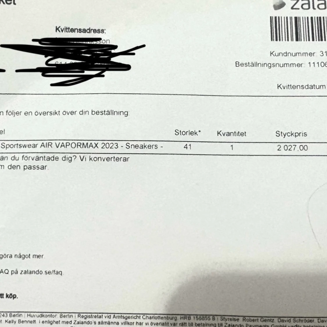 Nike Air Vapormax 2023 Svarta - 4