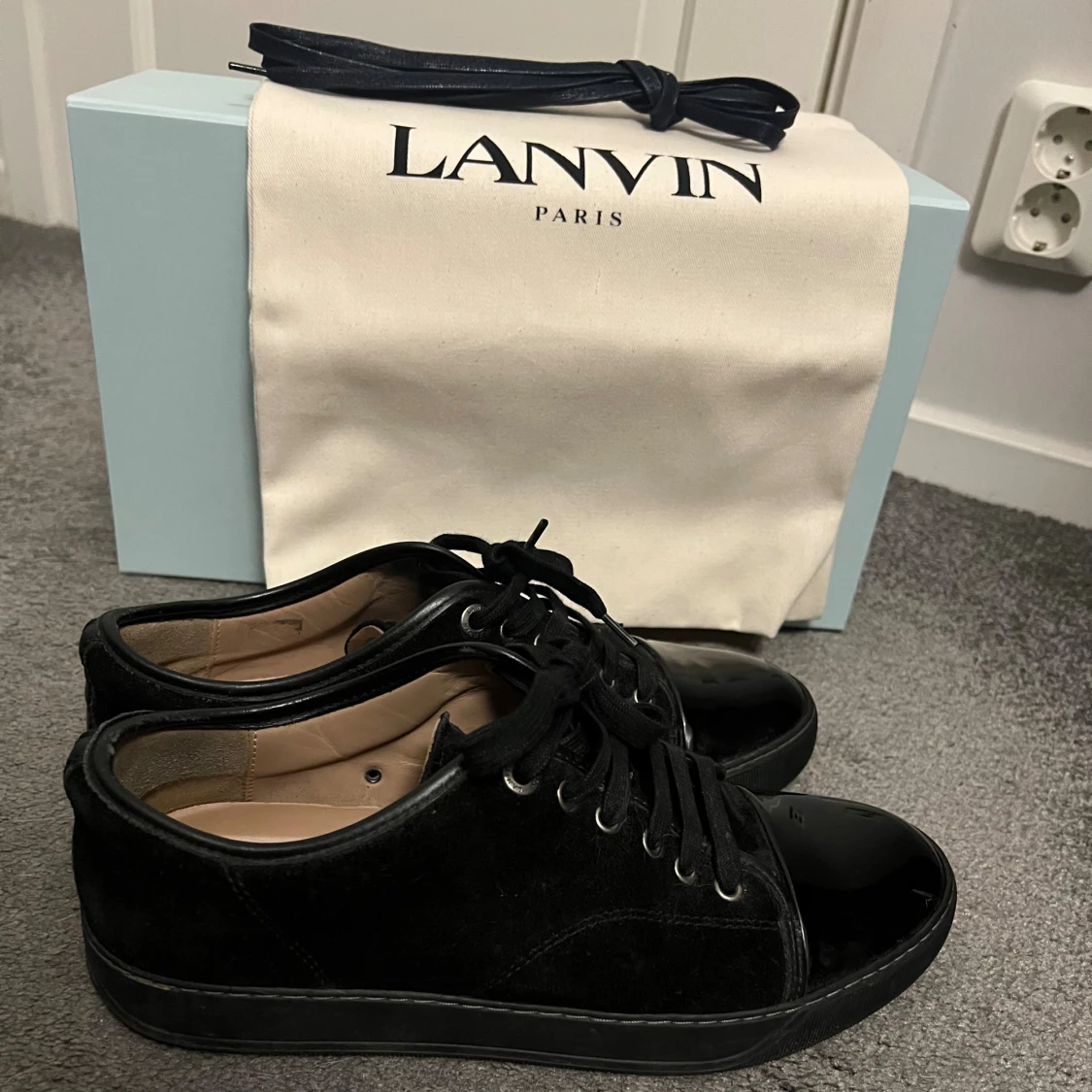 Lanvins Sneakers helsvarta  - 1