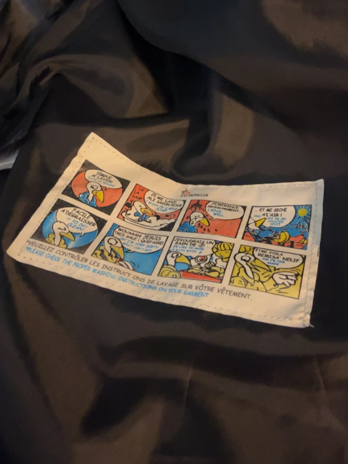 Svart Moncler pufferjacka  - 3