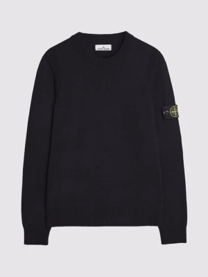 Svart Stone Island Tröja - Svart  tröja från Stone Island. Klassisk patch med logga på vänster ärm.