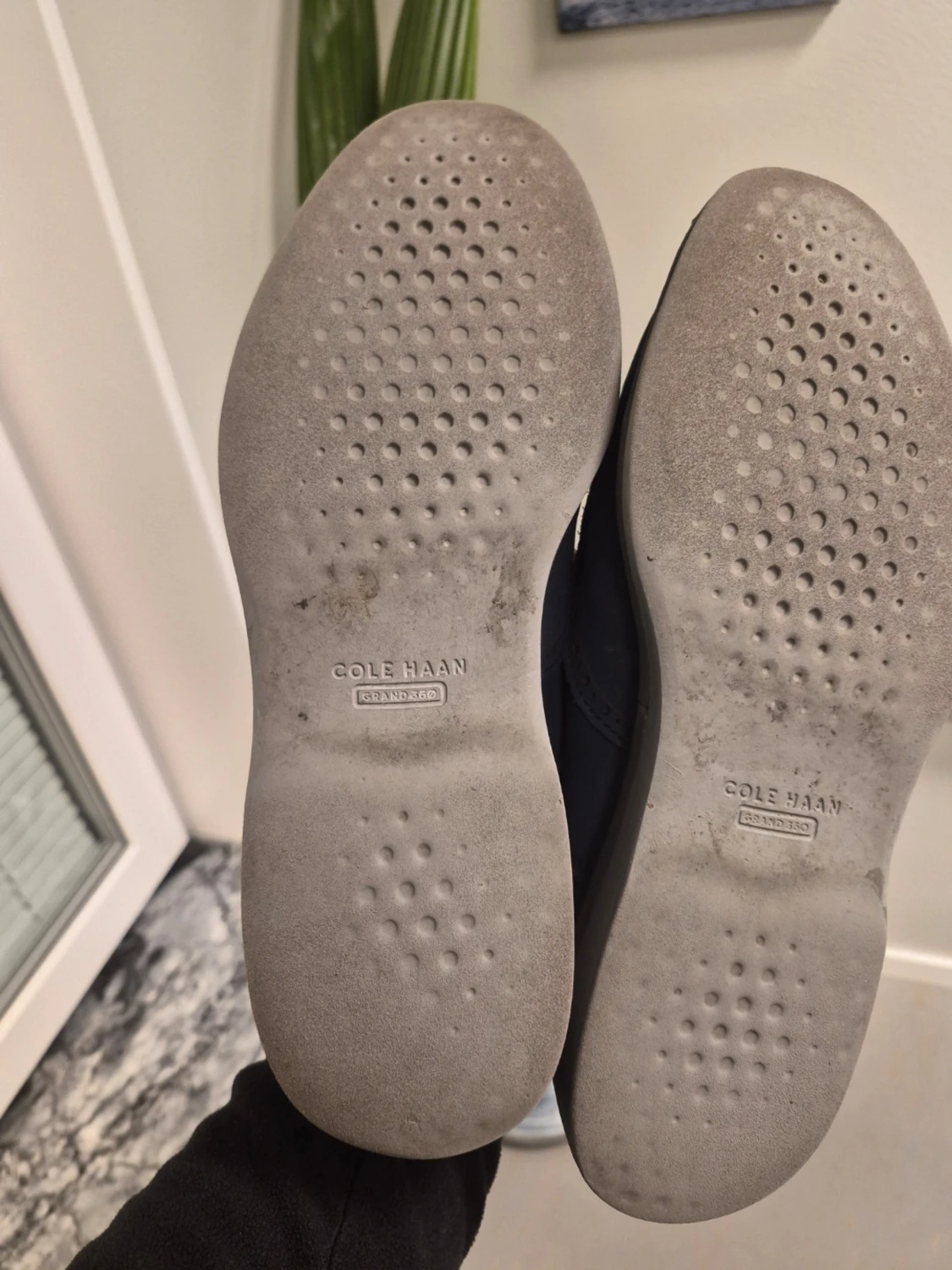 Cole Haan Grand Wingtip Oxford mörkblå skor EUR 44.5 US 10.5 - 6