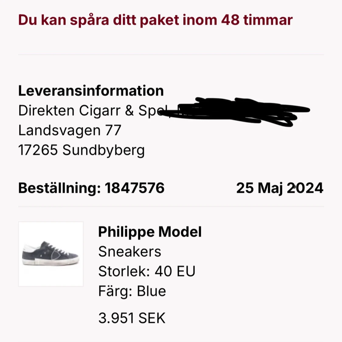 Philippe Model sneakers i blått - 92