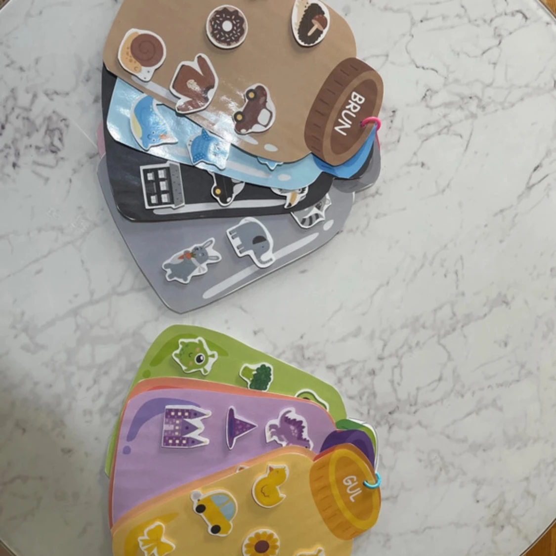 Färglära med klistermärken ( 11 styckna)  - 3