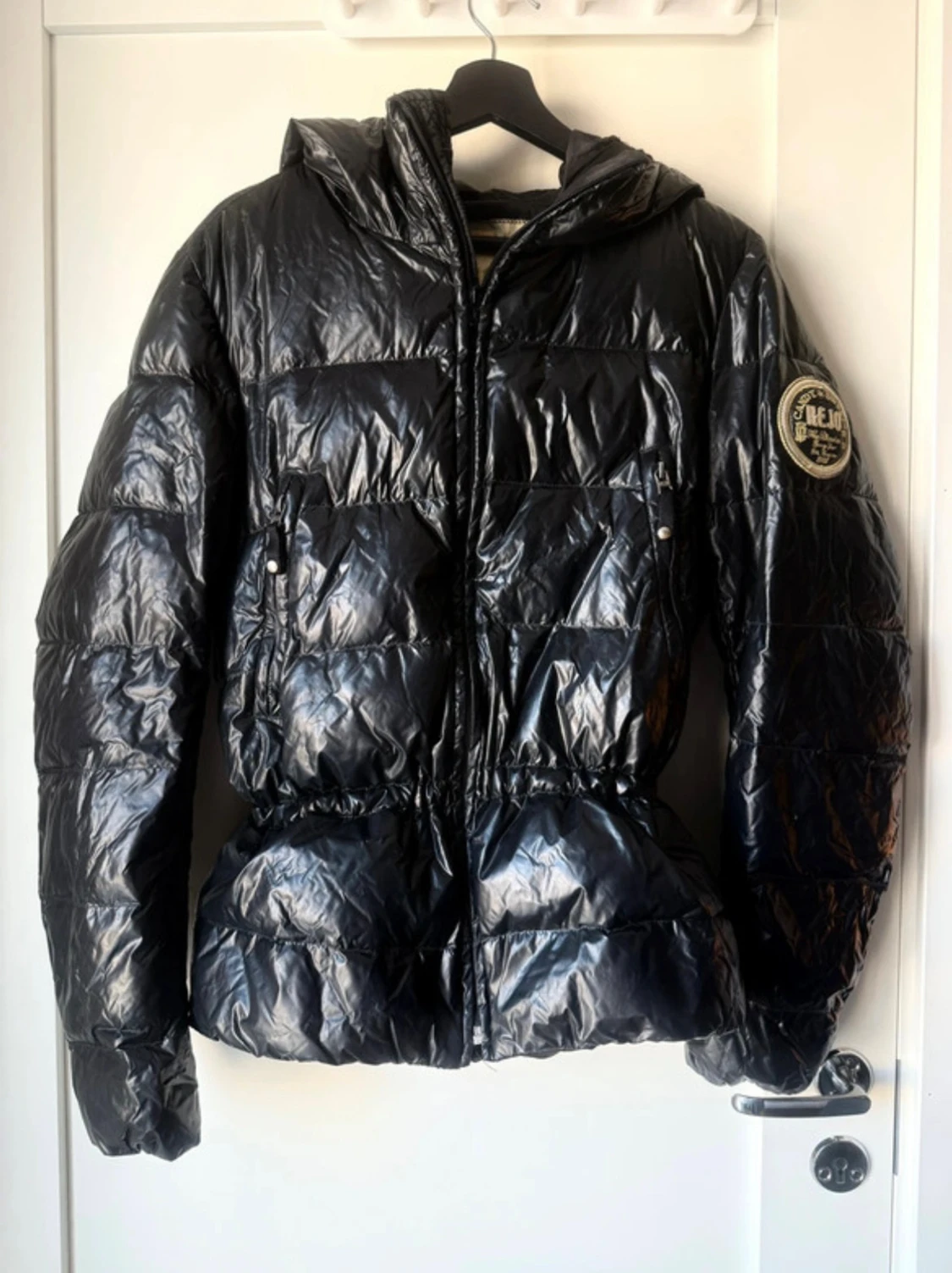 Dun pufferjacka från Kejo med brodyr - 1