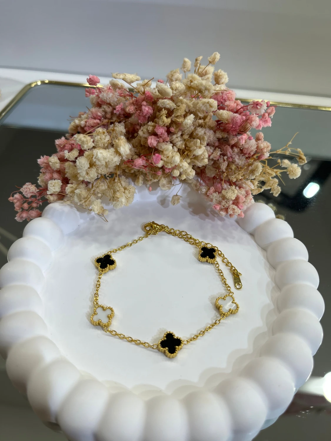 Klöver armband 9mm - 1