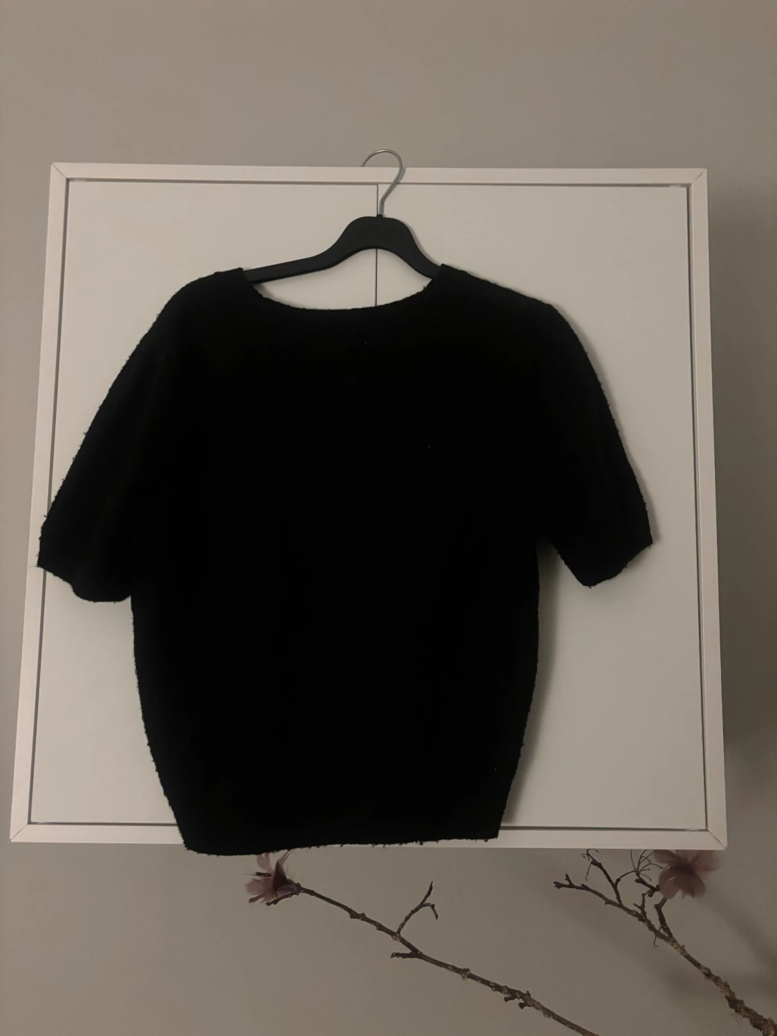 Svart stickad tröja från H&M