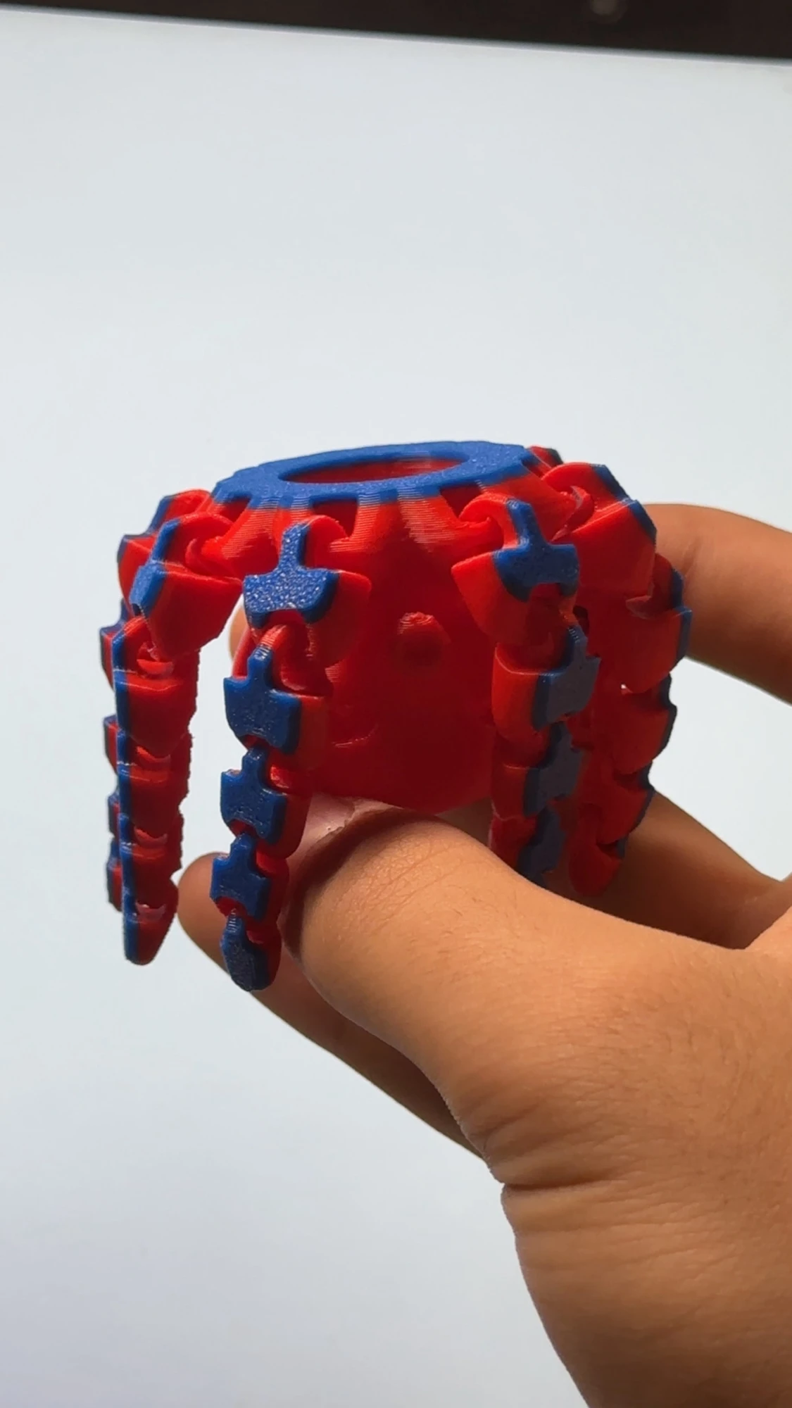 3D-printad flexibel bläckfisk med dubbelfärger - 2