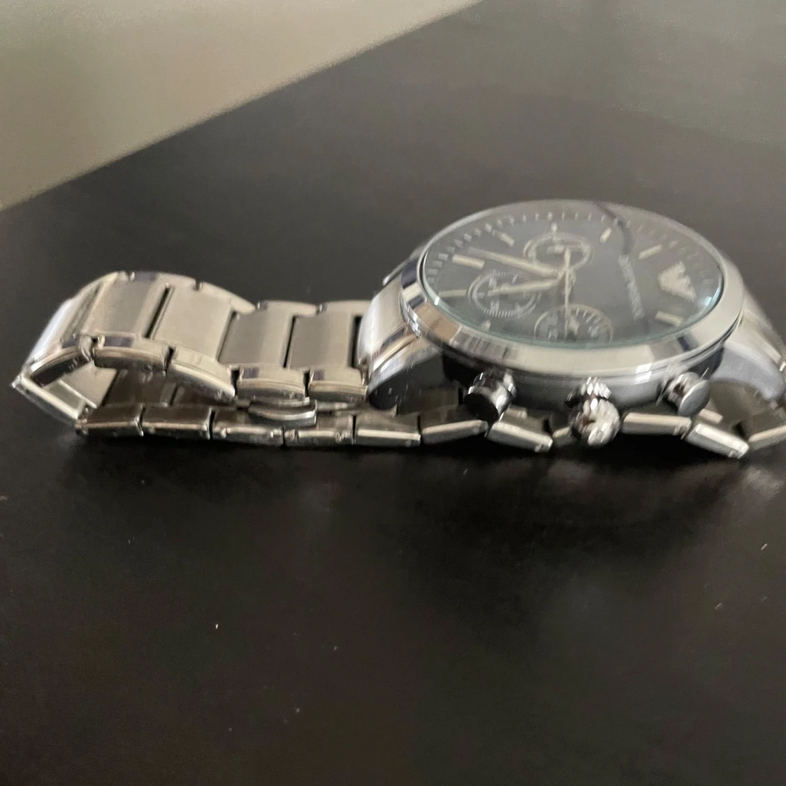 Emporio Armani silverfärgad klocka - 2