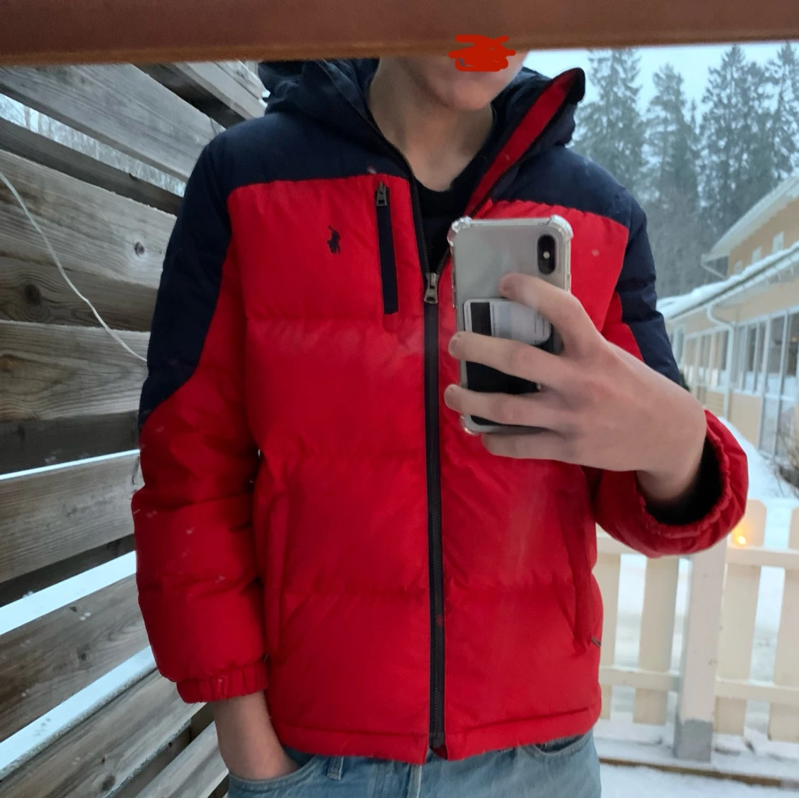 Ralph Lauren Röd Dunjacka - 4