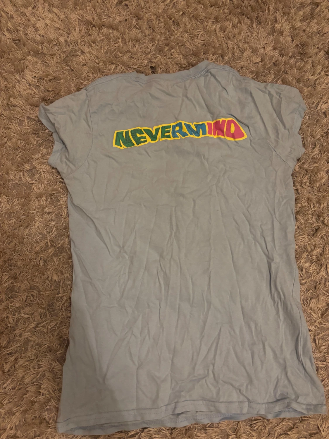 Nirvana t-shirt i ljusblå  - 4