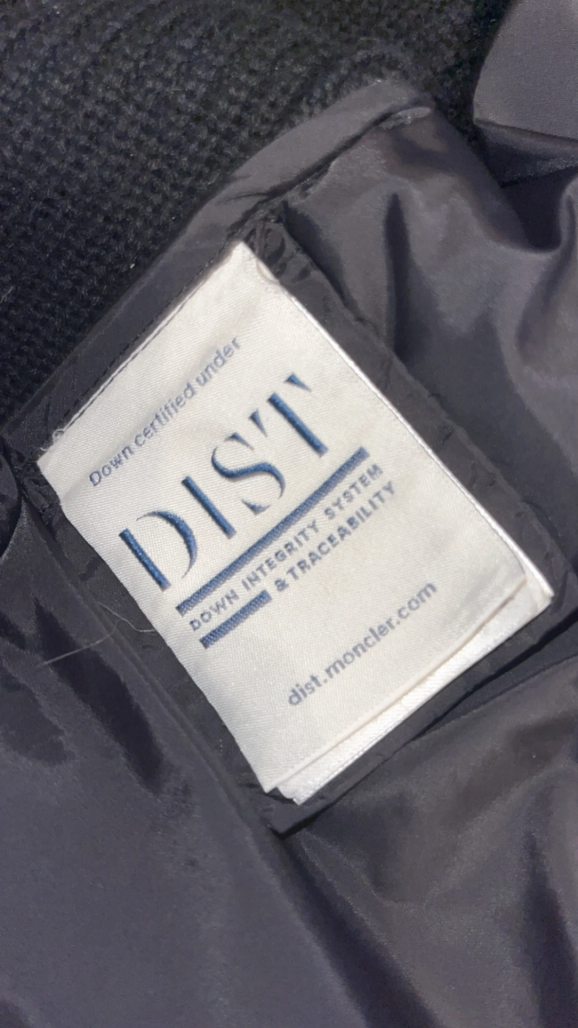 Svart Moncler cardigan dunjacka med huva - 2