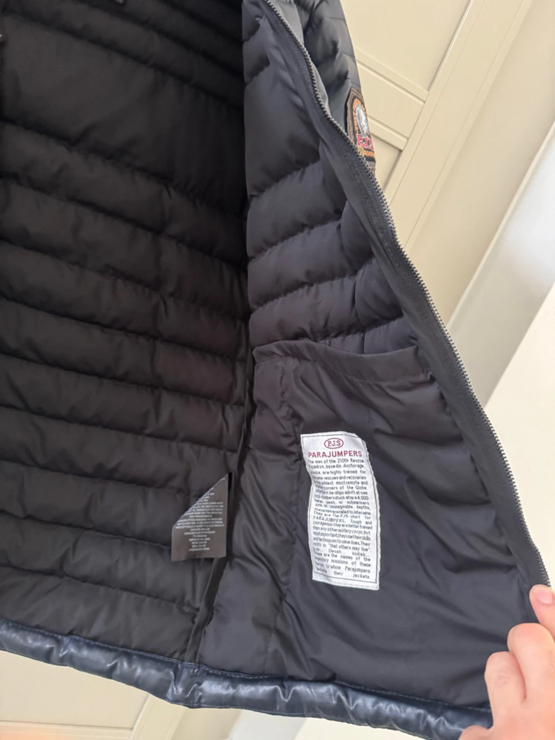 Mörkblå dunjacka Parajumpers - 4