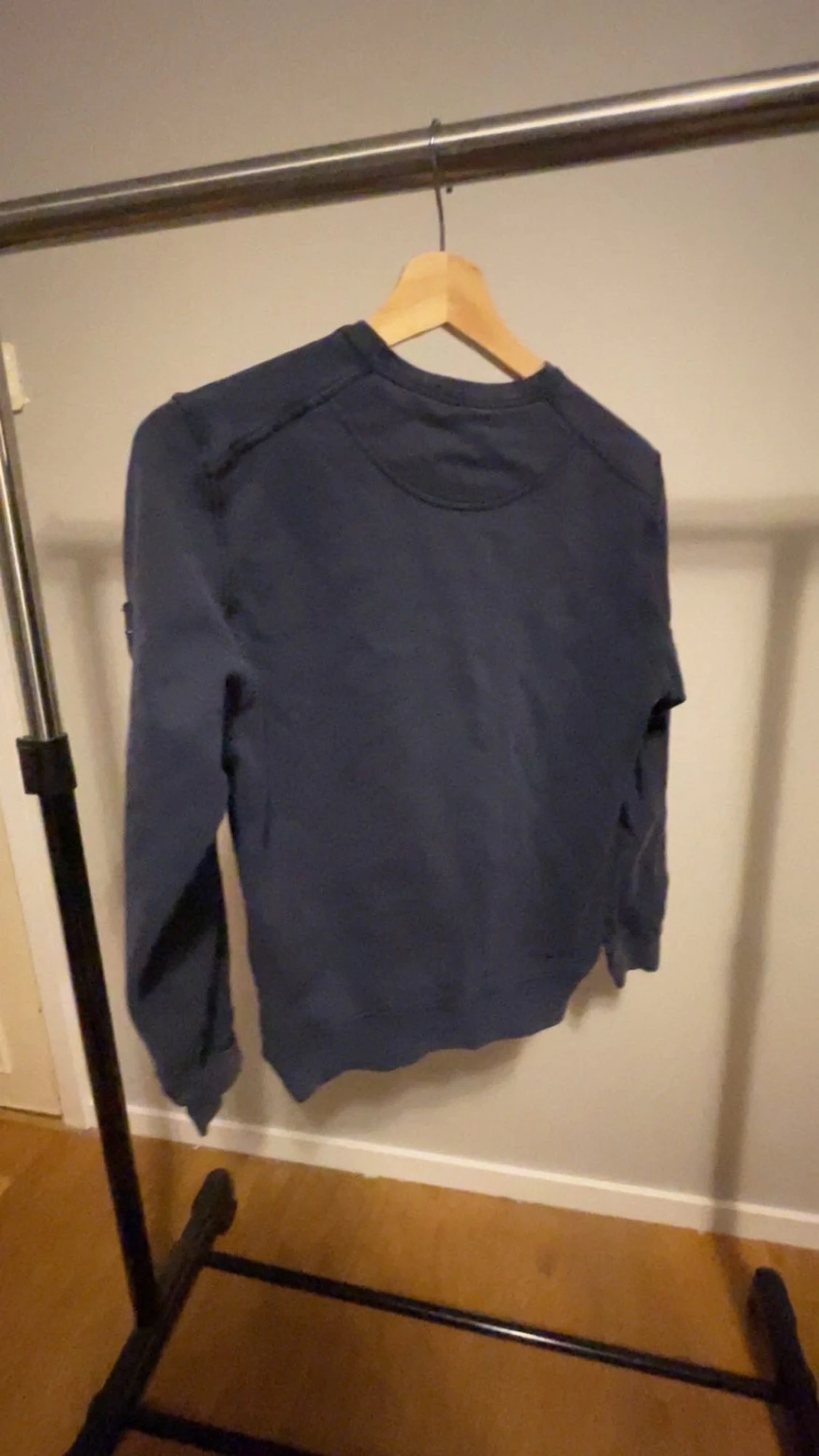 Mörkblå Stone Island sweatshirt - 1