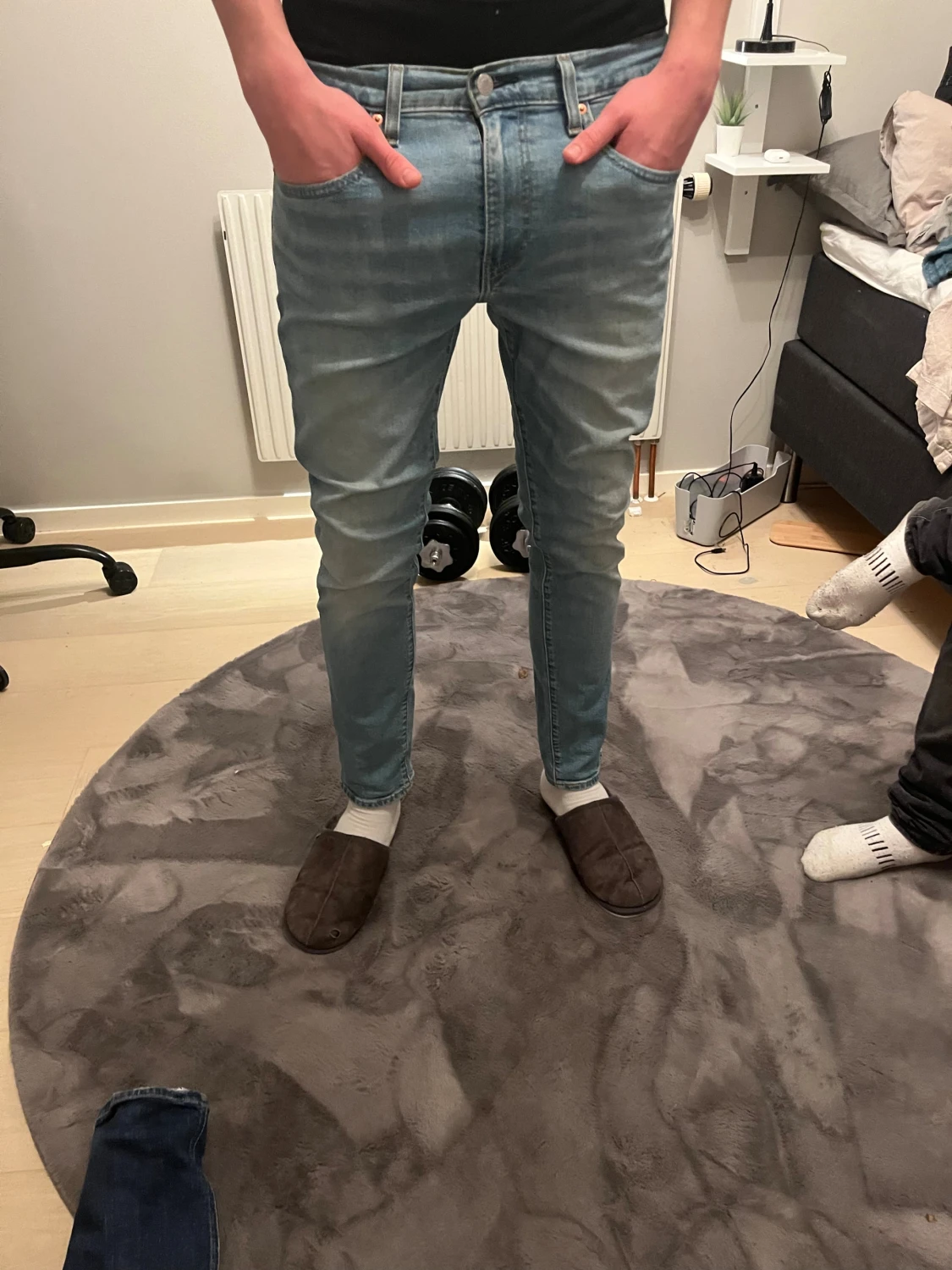 Levi's 512 ljusblå jeans W31 L32 - 6