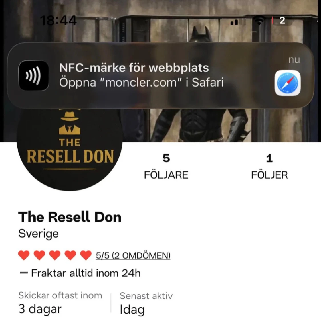 Svart Moncler pufferjacka med dragkedja - 4