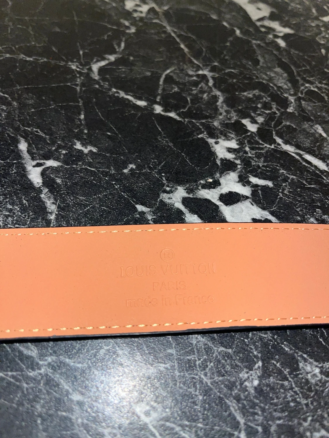 Svart rutig skinnbälte silver - 2