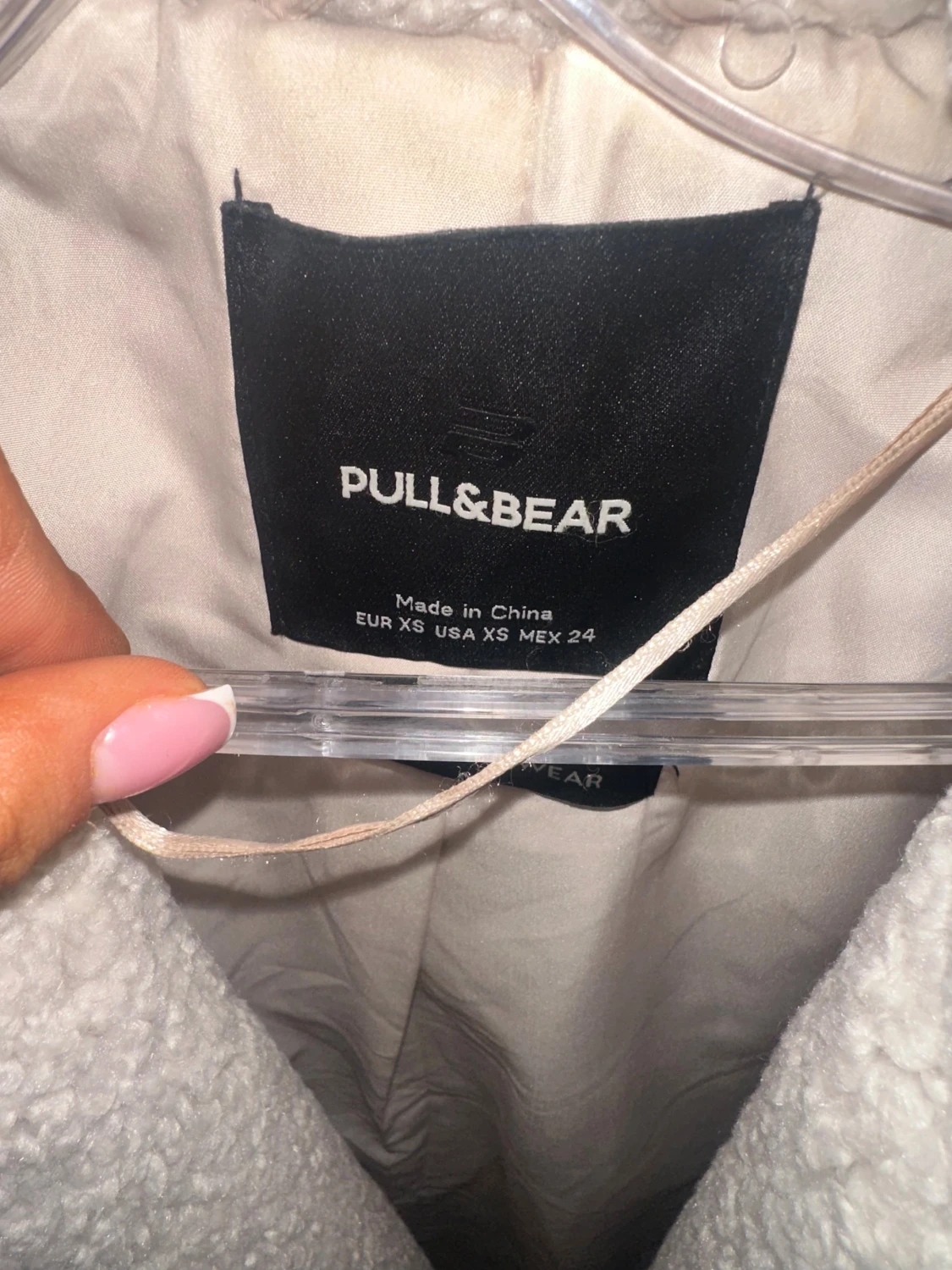 Beige teddyjacka Pull&Bear XS - 2