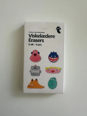 6-pack roliga suddigummin  - Ett set med 6 st roliga suddigummin med monsterfigurer från Tiger. Perfekt för skolan, eller kontoret också för den delen! Ny oöppnad förpackning    Hämtas i Stockholm eller skickas mot porto. Kolla gärna mina andra annonser också, kan samfrakta om så önskas. 