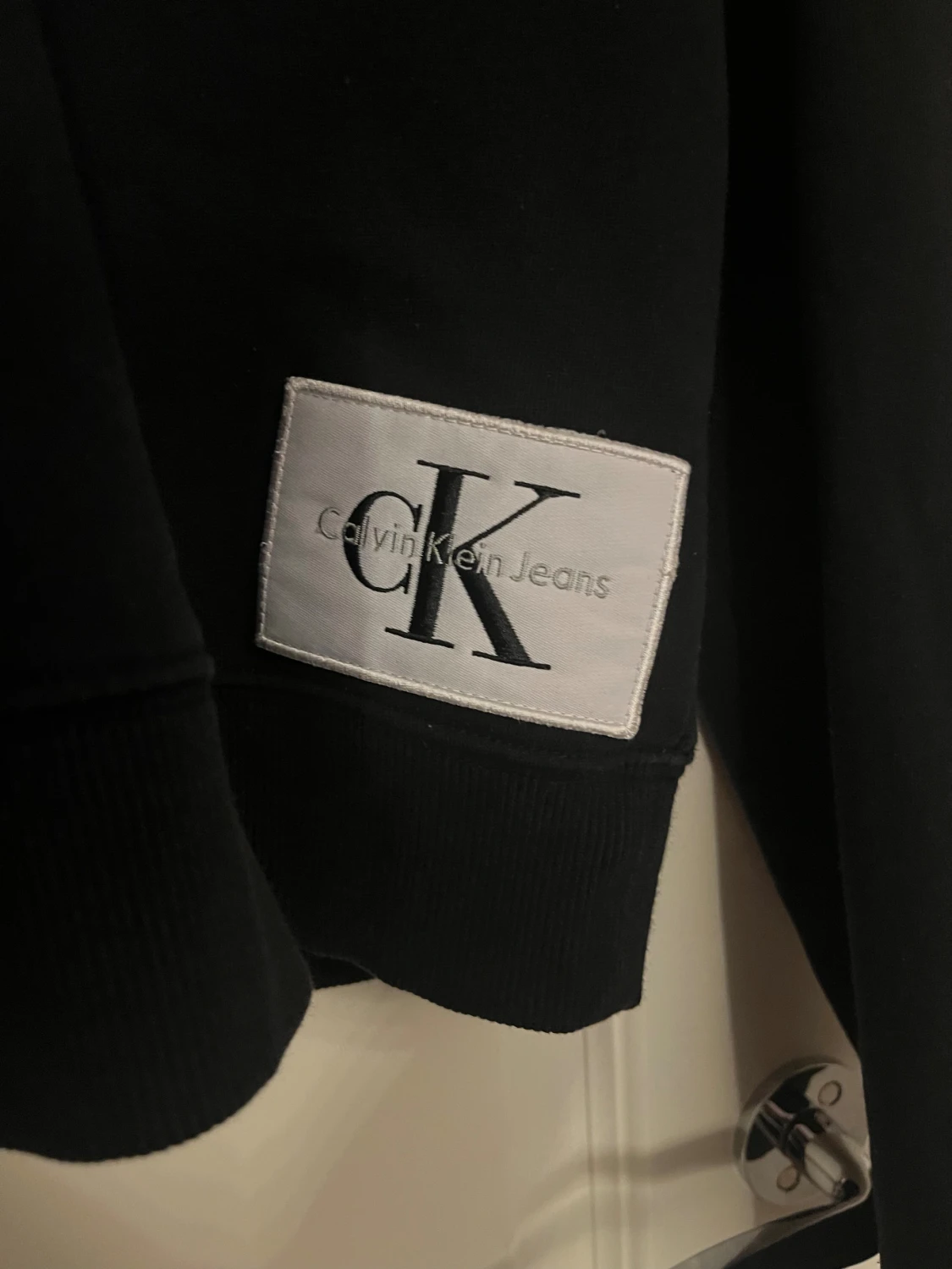 Svart sweatshirt från Calvin Klein Jeans - 1