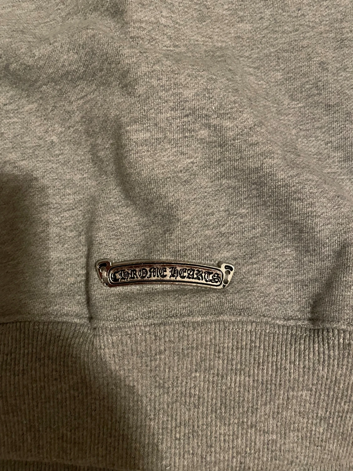 Grå Chrome Hearts zip hoodie - 2
