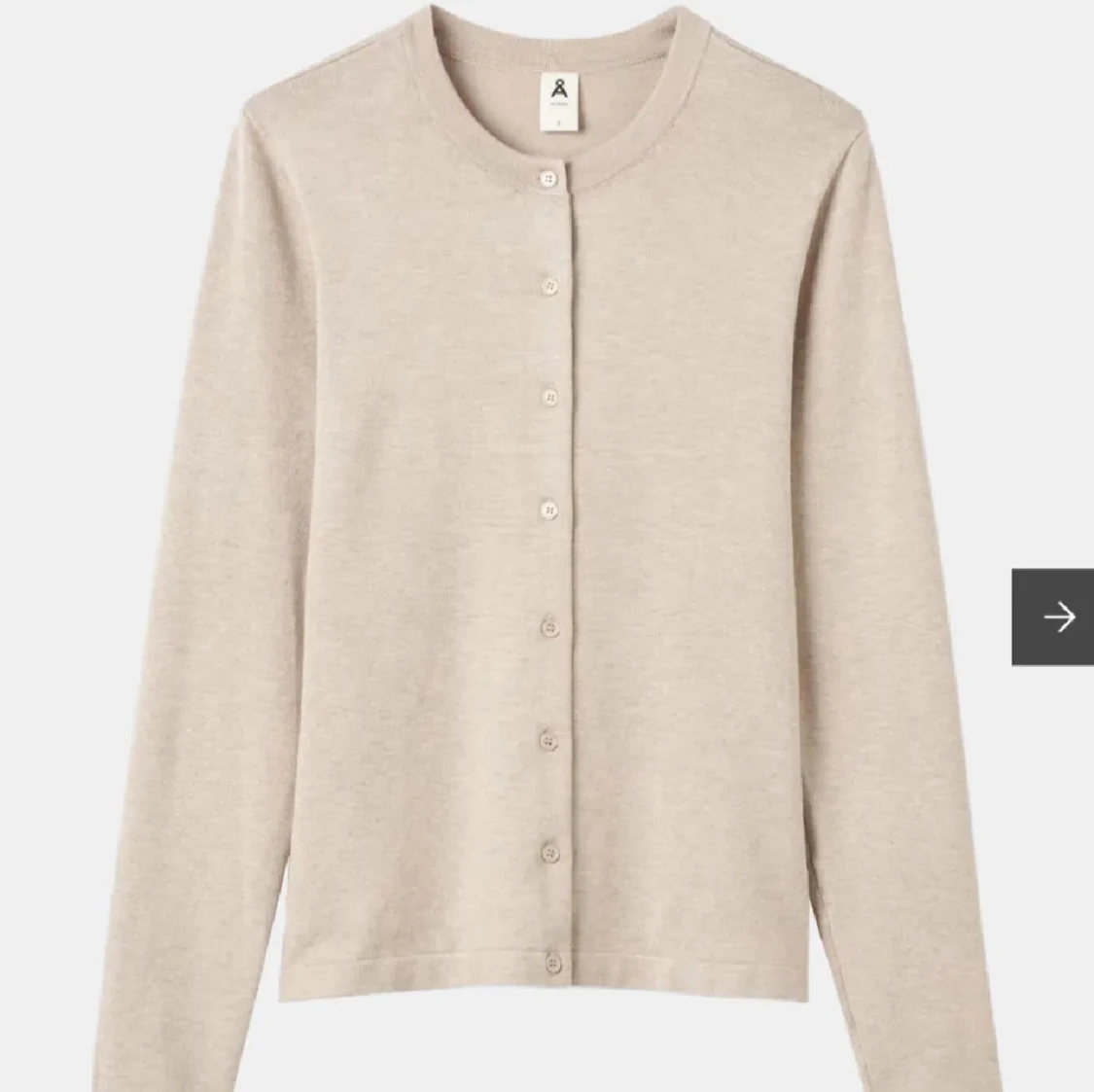 Beige kofta från Åhléns  - 3