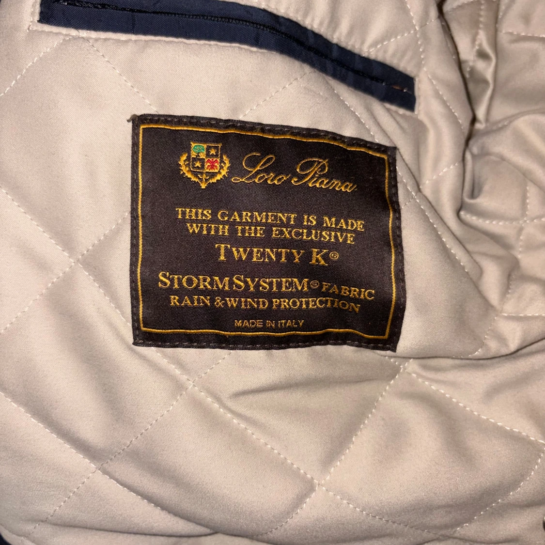 Mörkblå vindjacka från Loro Piana - 3